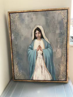 Blessed Mother Canvas Painting