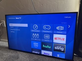 43 Inch TV Television 4k Insignia Roku