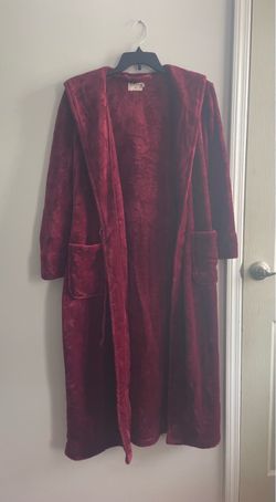 Size Small Turquaz Linen Women's Super Soft Plush Hooded Fleece Robe,