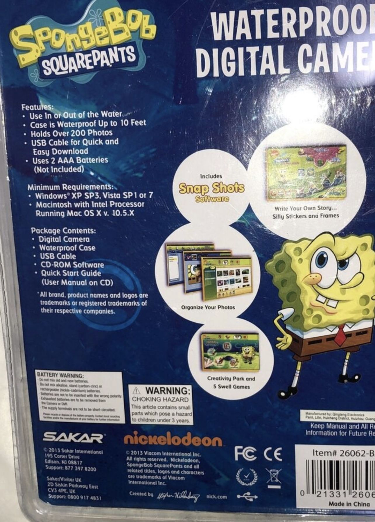 Spongebob Squarepants N Power Digital Camera for Sale in San Spongebob Squarepants N Power Digital Camera for Sale in San