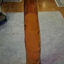 Large Orange Vase