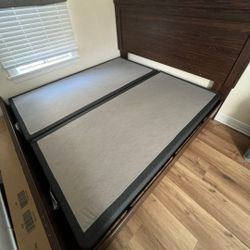 King Size Bed Frame With Box Springs 