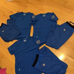 Royal Blue Nursing School Scrubs