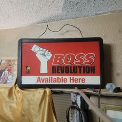 Fluorescent lit sign cabinet 