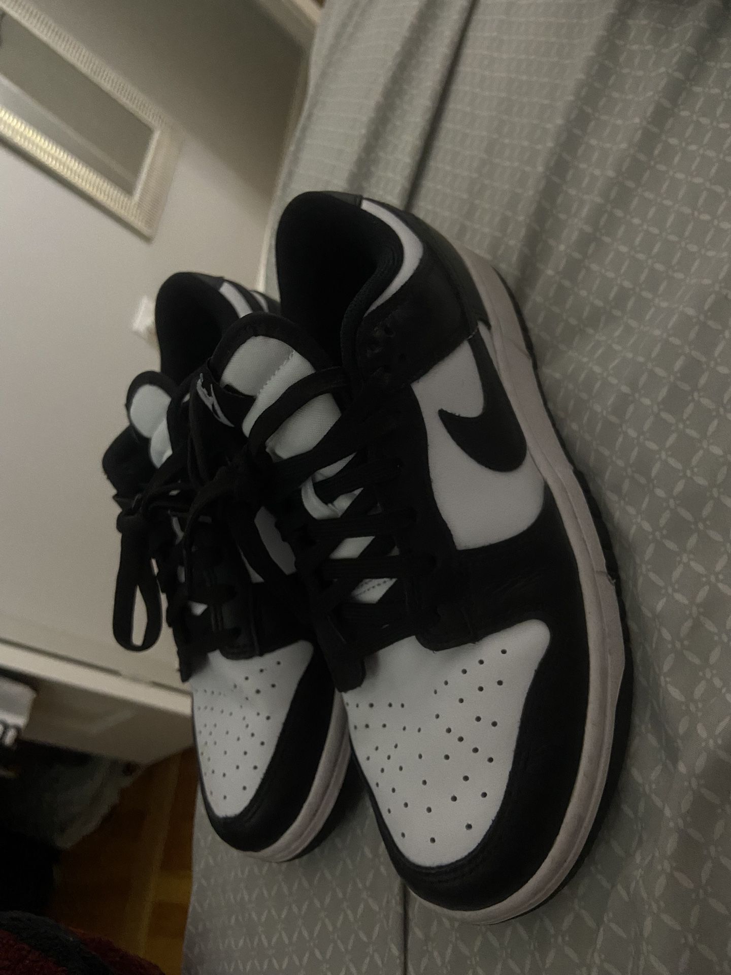 nike panda dunks low rise