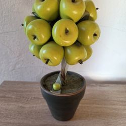 Decorative Green Apple Bouquet Topiary Tree in Pot