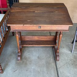 Antique Student Desk