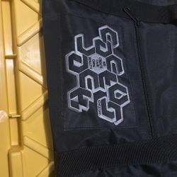 Travis Scott Cactus Jack "Property of Jackboys" duffle bag.