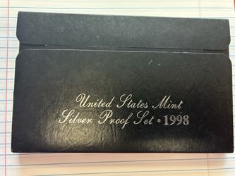 1998 US Mint Silver Proof Set