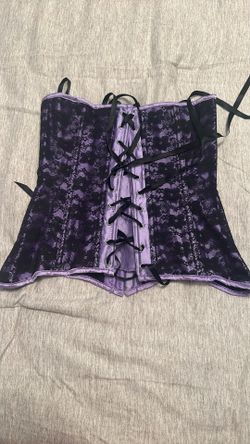 Sexy Halloween Purple Corset Cosplay