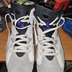 Nike Air Jordan 6 Retro Flint Grey Flight Nostalgia Size 10.5