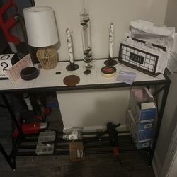 Marble Black And White Table