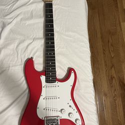 Fender Squier Red Electric Guitar NO BAG