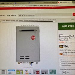 Them Perfomance Plus 8.4 GPM Smart Non-Condensing Outdoor Natural Gas Tankless Water Heater