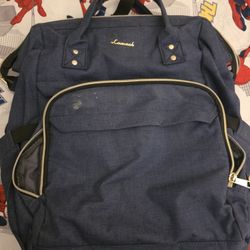 slightly used study bag