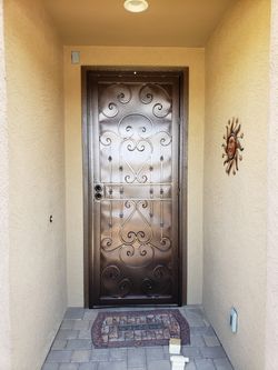 Security screen Door