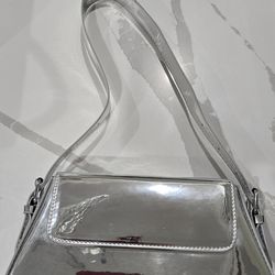 Silver chrome purse