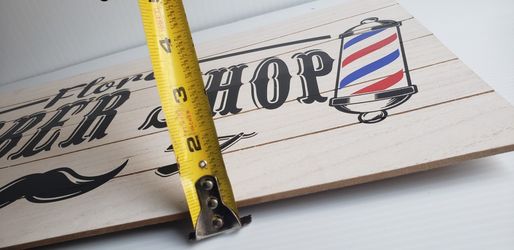 Wooden Sign (BARBERSHOP)