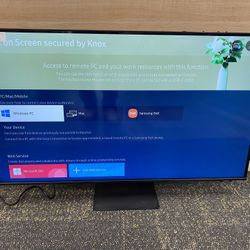SAMSUNG LS43AM702UNXZA AM702 Series 43" Smart Tizen 4K UHD Monitor (HDMI, USB-C)