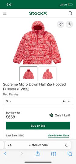 Supreme Paisley Puffer Suit