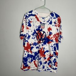 USMNT Team USA National Team Soccer Pre Match Jersey Mens XL White Nike 2022