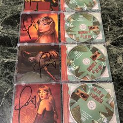 Taylor Swift Authentic Hand-Signed CD’s (The Life of a Showgirl)