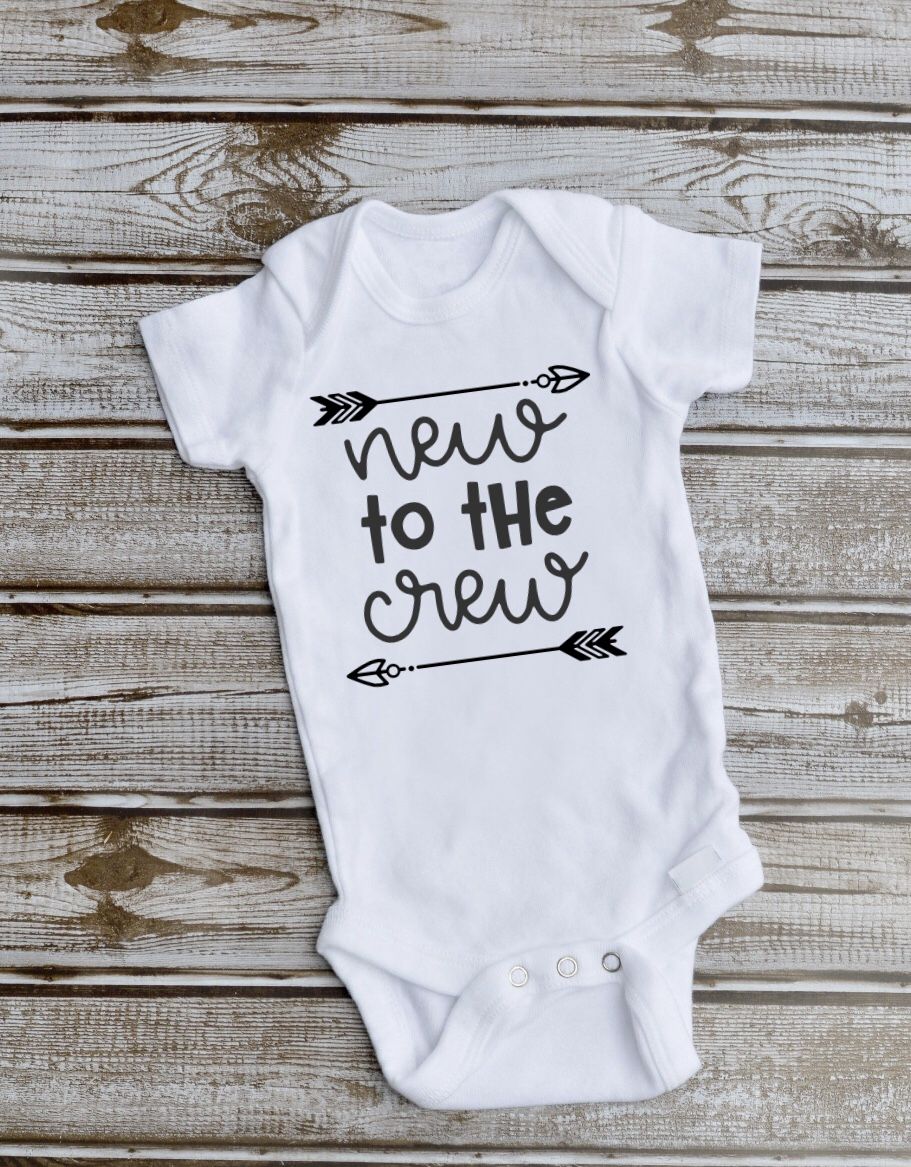 New to the crew onesie