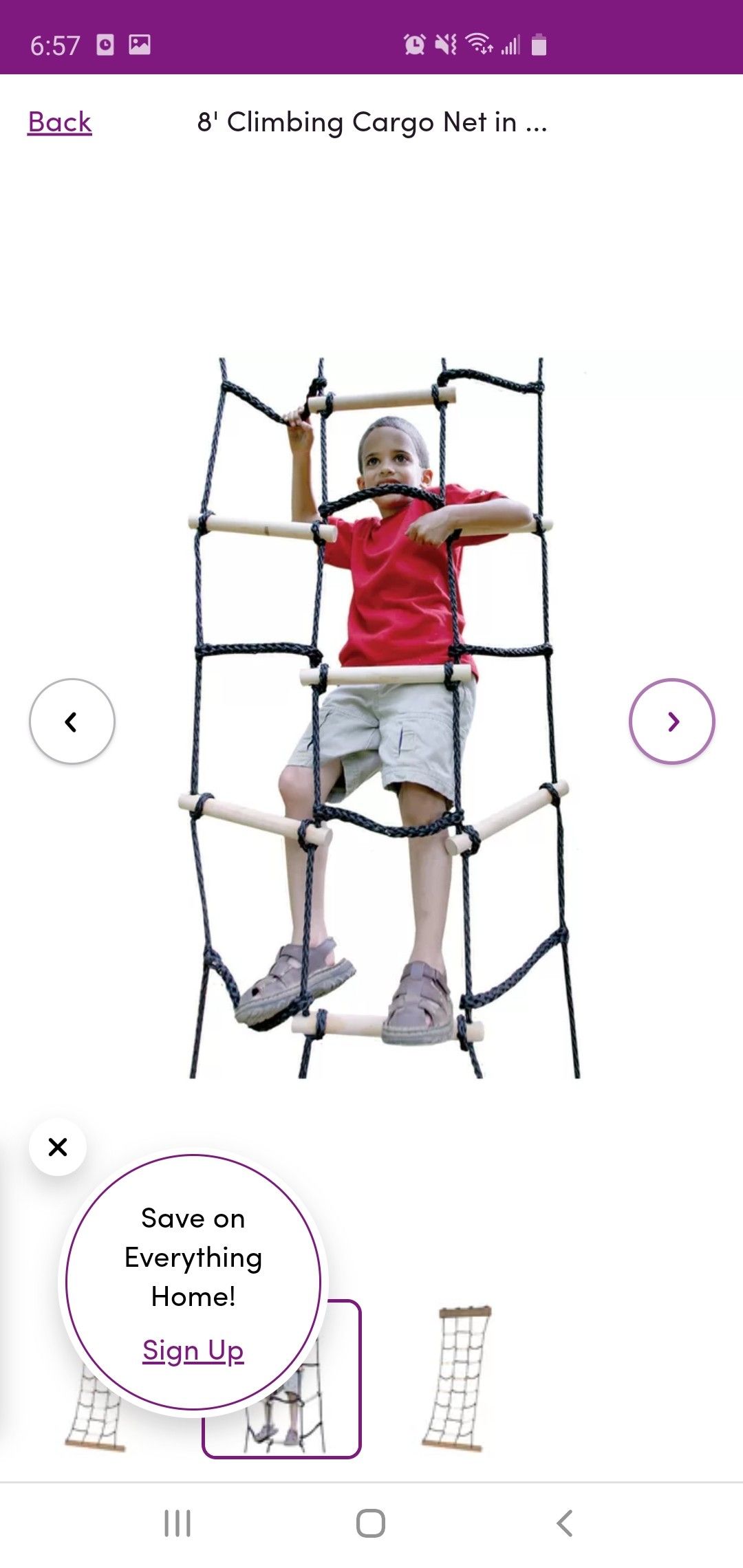 8' Climbing Cargo Net
