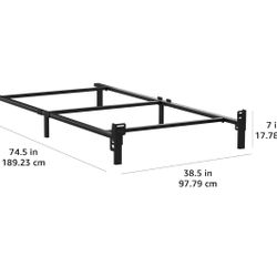 Twin Size Metal Bed Frame Base