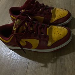Red And Yellow Nike Shoes 