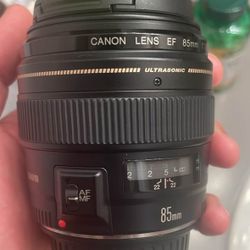 Canon Lens 85MM EF 1.8F