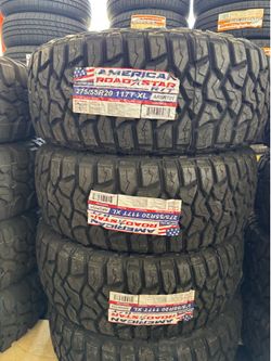📲✅275/55/20 vendo set de llantas nuevas America Rt
