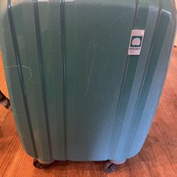 Delsey Hard Plastic Carry On Suitcase 