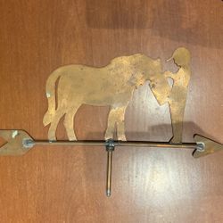 Copper Weathervane Top- Horse
