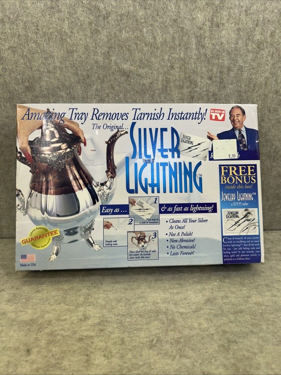 Silver Lightning Cleaner Tarnish Remover With Bonus Jewelry Lightning!! NEW