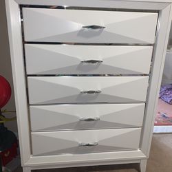 Tall White Dresser NEW