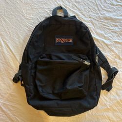 JanSport Superbreak Plus Black Bag Backpack For School/Work/Office/Gym/Travel Y2K