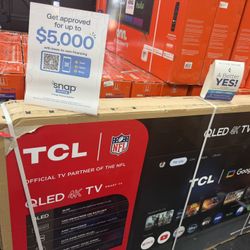 65”TCL 4K SMART TV QLED