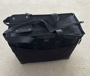 Reddy Black Canvas Dog Carrier Tote - Small