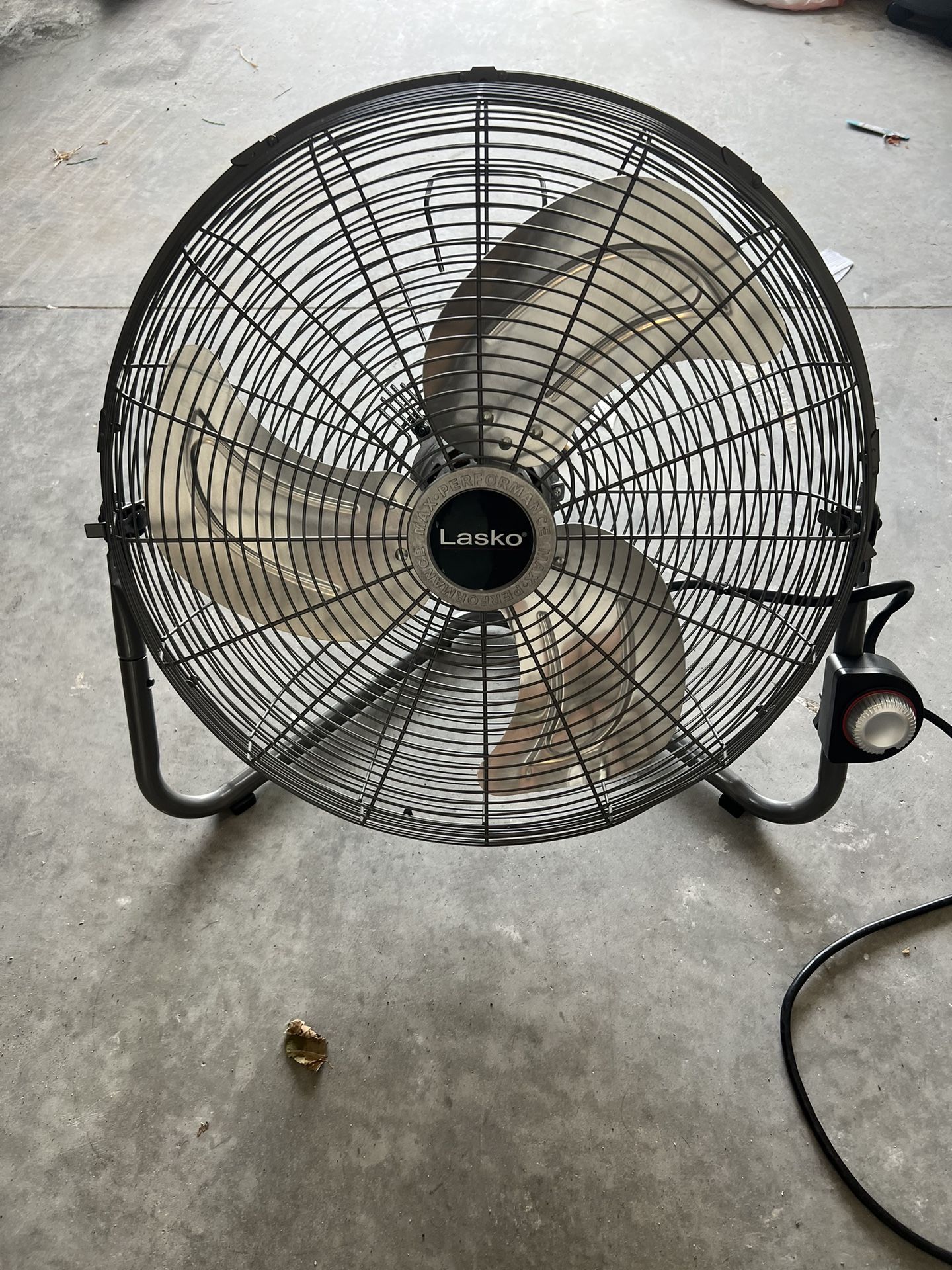 Lasko High Velocity Floor Fan with Wall mount Option