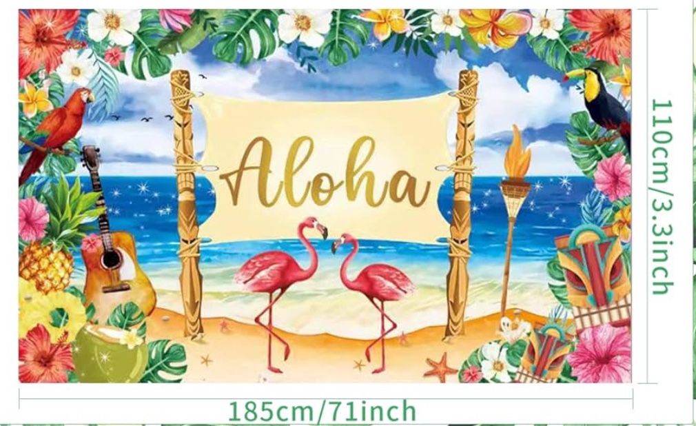 Aloha Backdrop