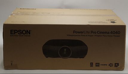New Epson Powerlite Pro Cinema 4040 H715A Projector