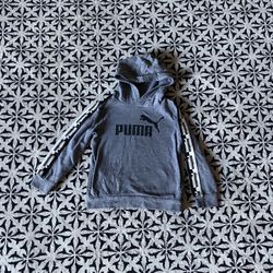  Boy Puma Pull Over Hoodie Jacket Size 6 