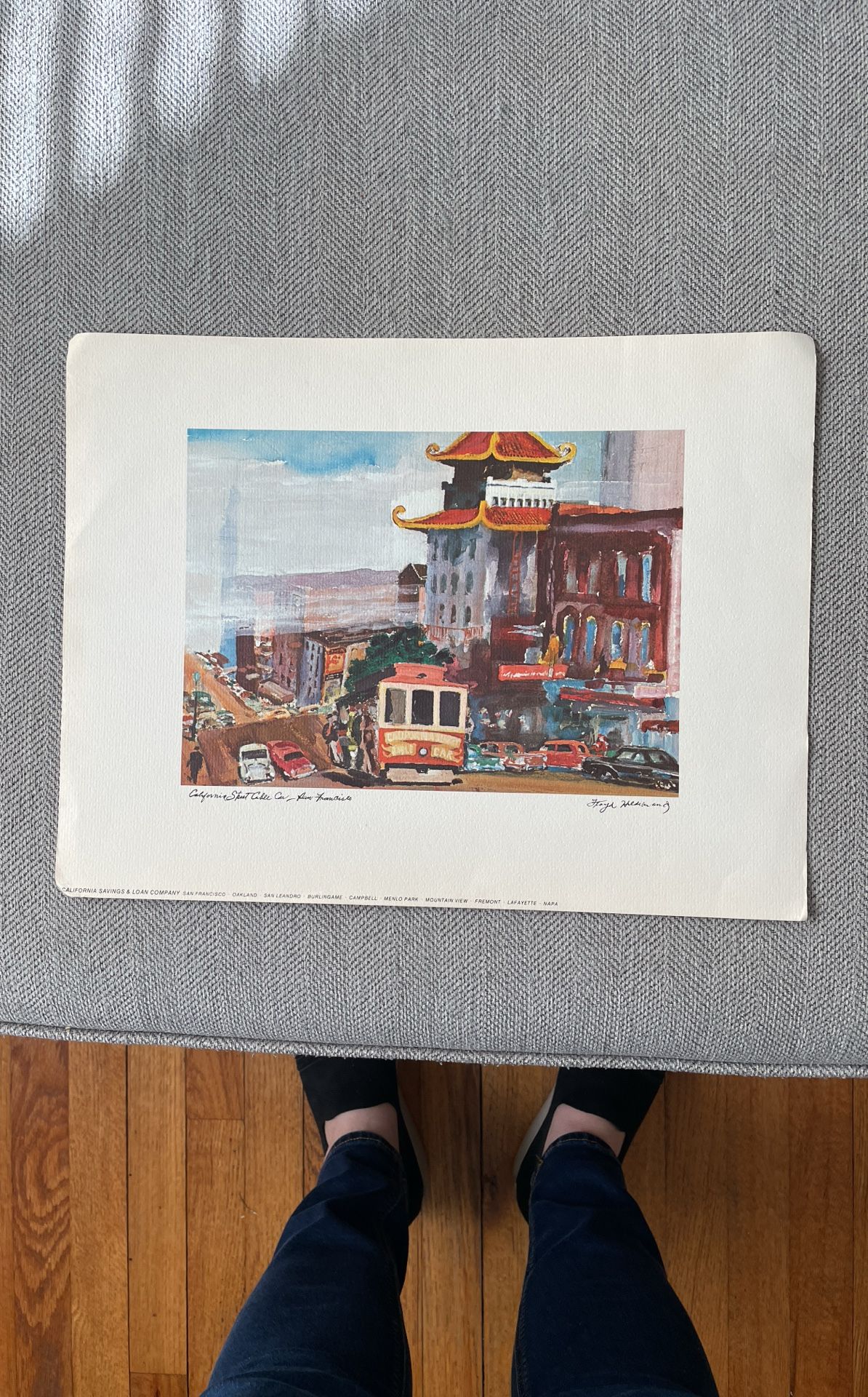 California Street Cable Car, San Francisco, Ca