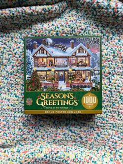 Master Pieces Home for the Holidays 1000 piece puzzle