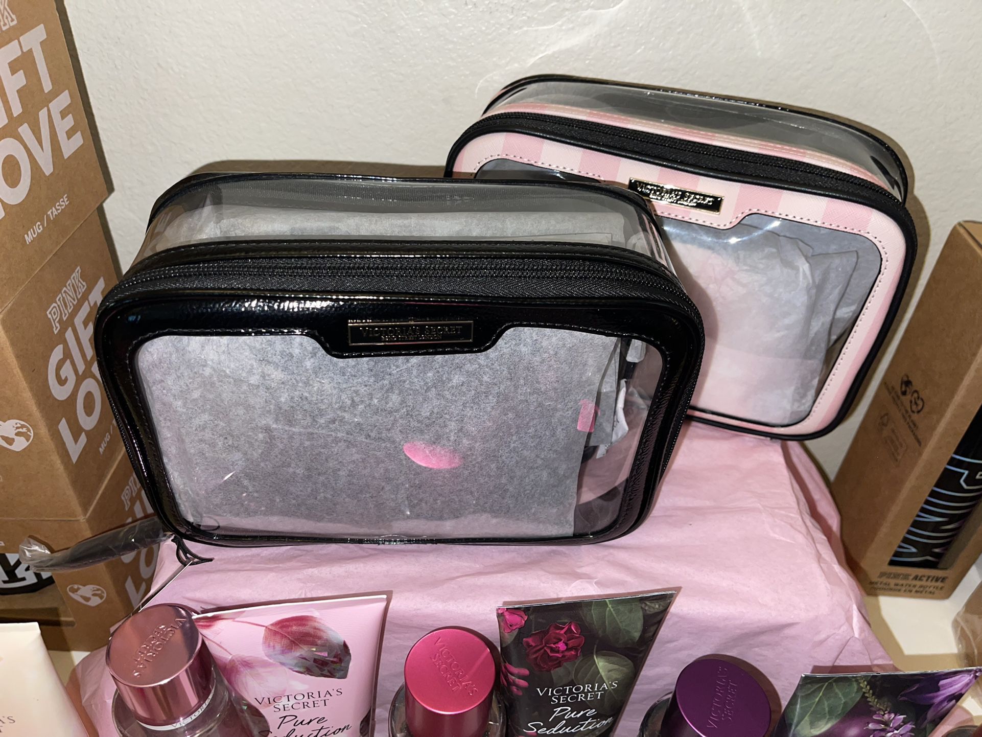 Victoria Secret Beauty Cosmetic Make Up Bag Gift Set (3pcs) other