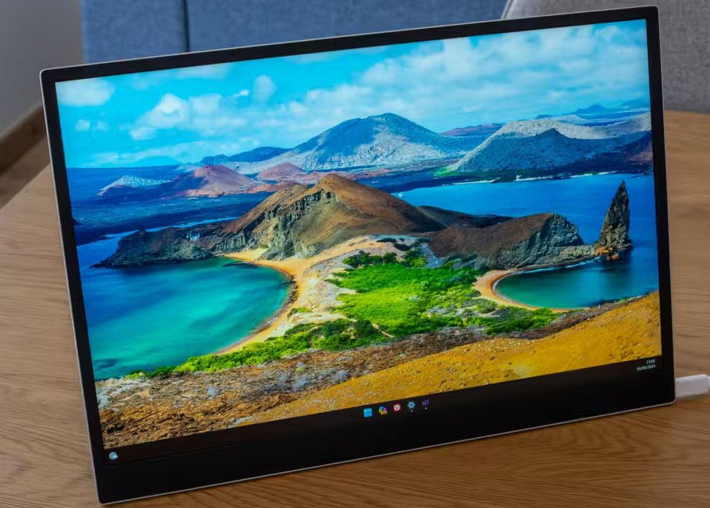 Two LG Gram+ View 16" portable external monitors (16:10 - 2560 x 1600)