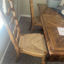 Wood Table & Chairs