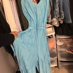 Blue Romper