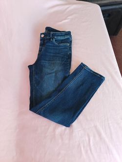 White House Black Market SLIM Crop Leg Jeans Blue Size 2